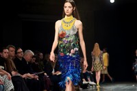 Mary Katrantzou. Catwalk. Turbine Hall. Tate Modern